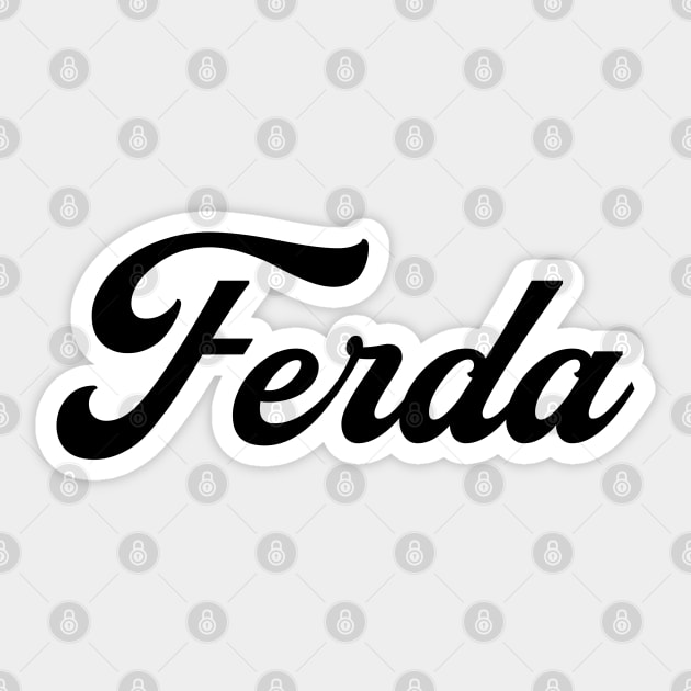 FERDA Sticker by HOCKEYBUBBLE